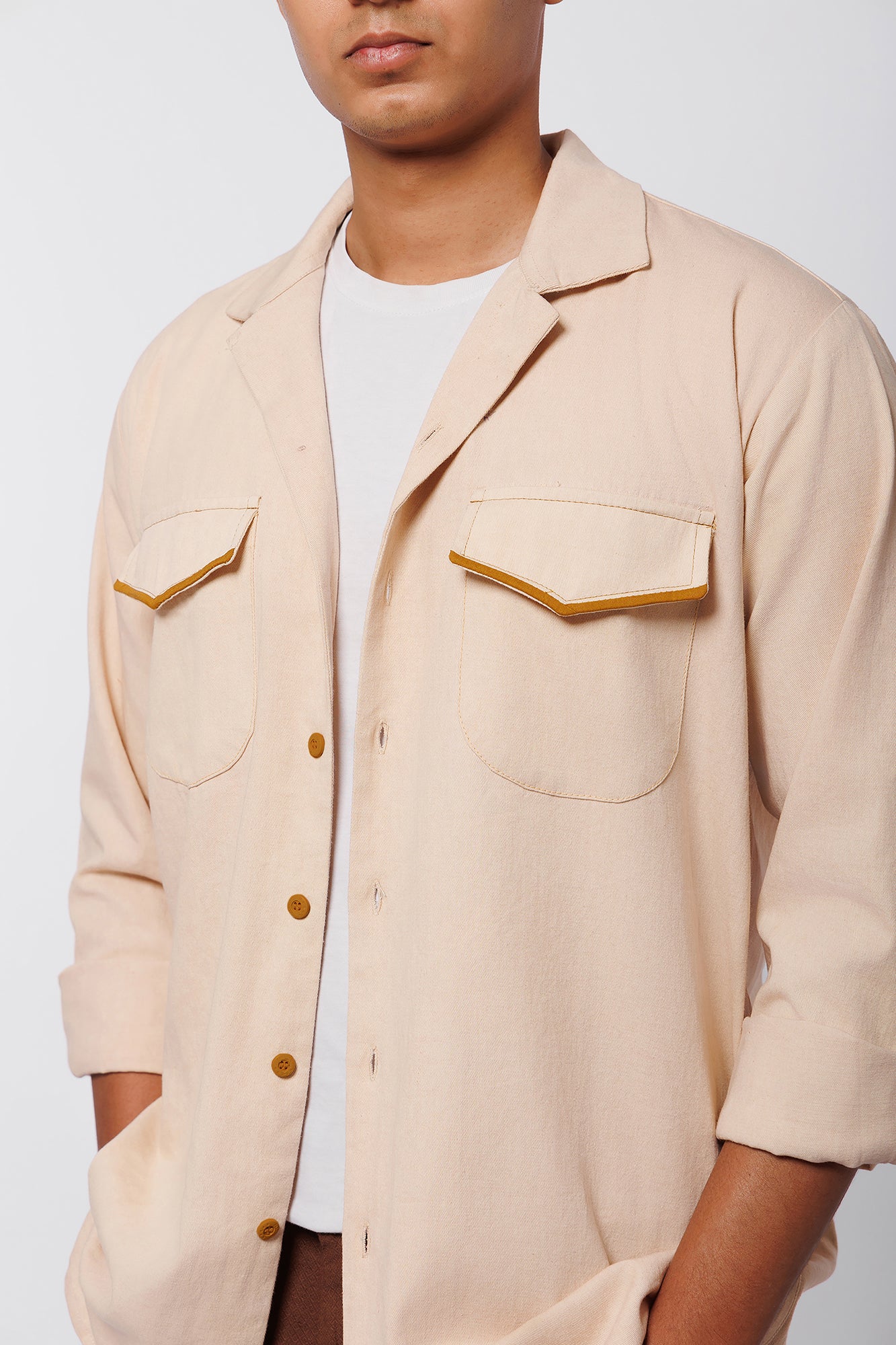 Sun-Kissed Beige Shirt