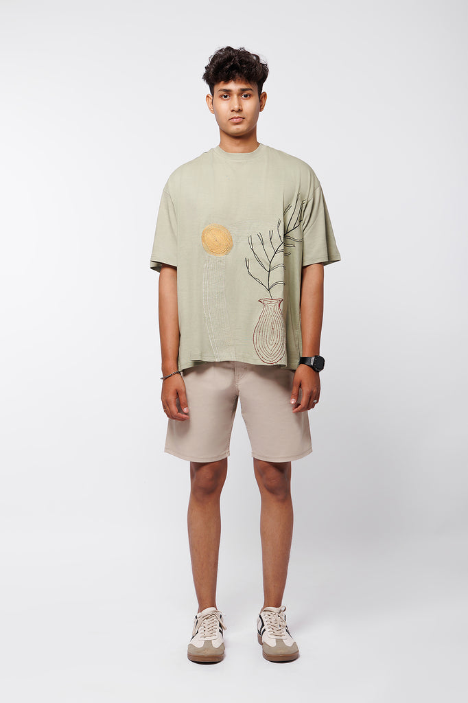Threaded Sage Tee