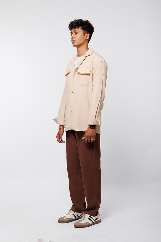 Sun-Kissed Beige Shirt