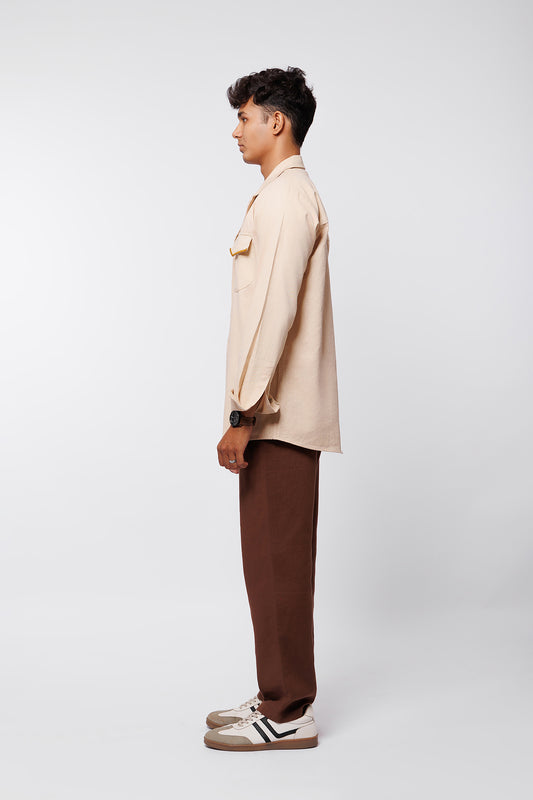 Sun-Kissed Beige Shirt