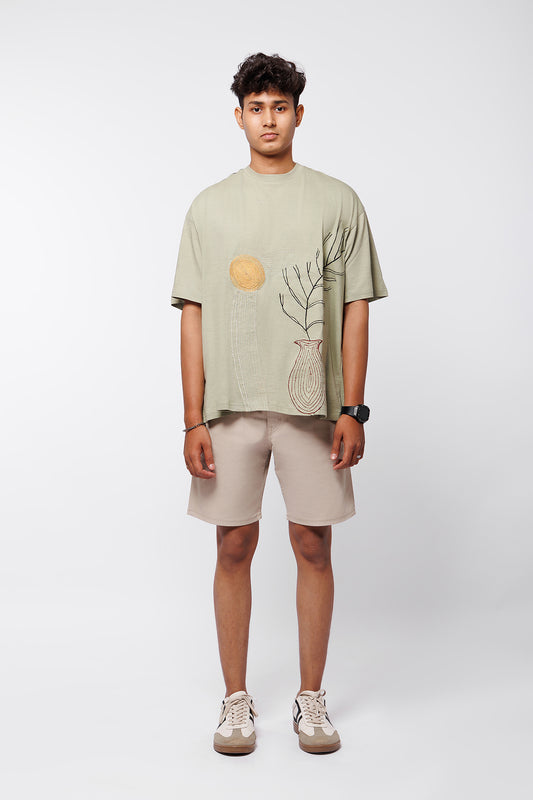 Threaded Sage Tee
