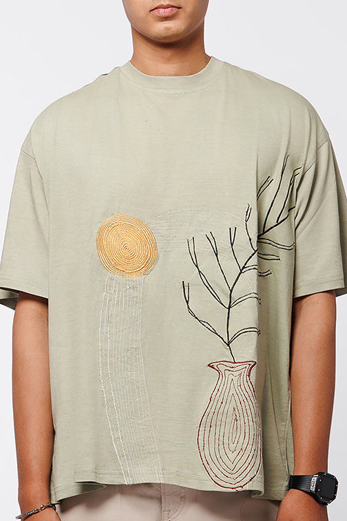 Threaded Sage Tee